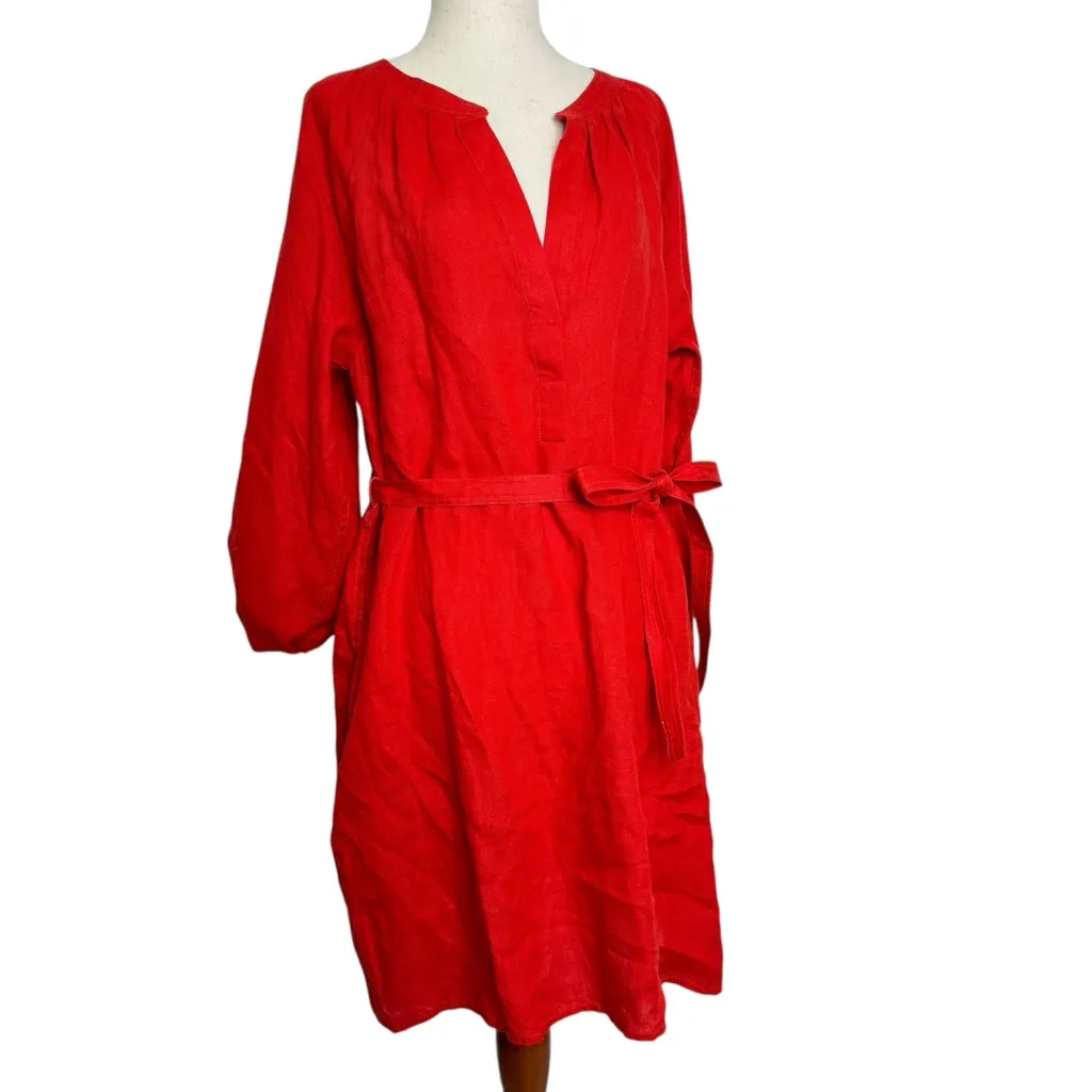 J.Crew Cabana Mini Dress Linen - Image 3