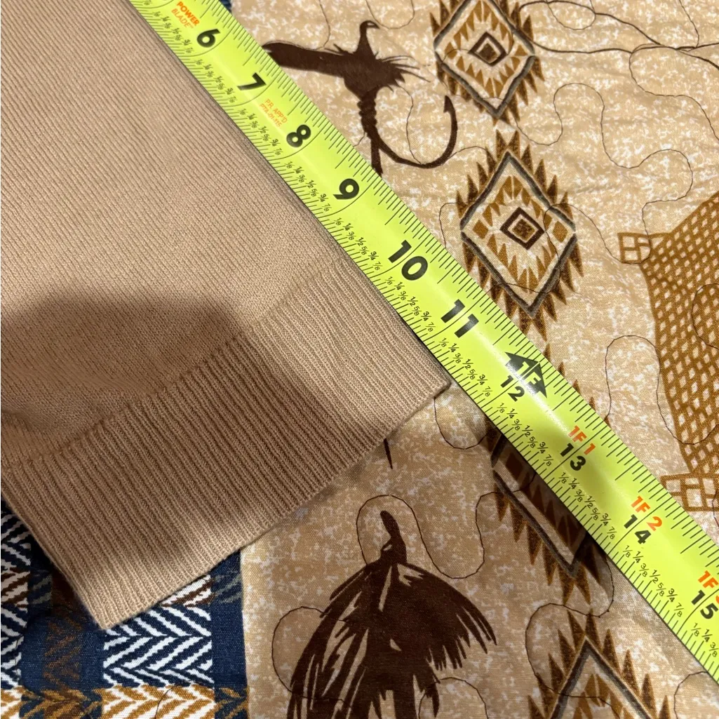 7th Avenue Design Studio New York & Co Vneck Cardigan NWT Beige Tan Size M - Image 9