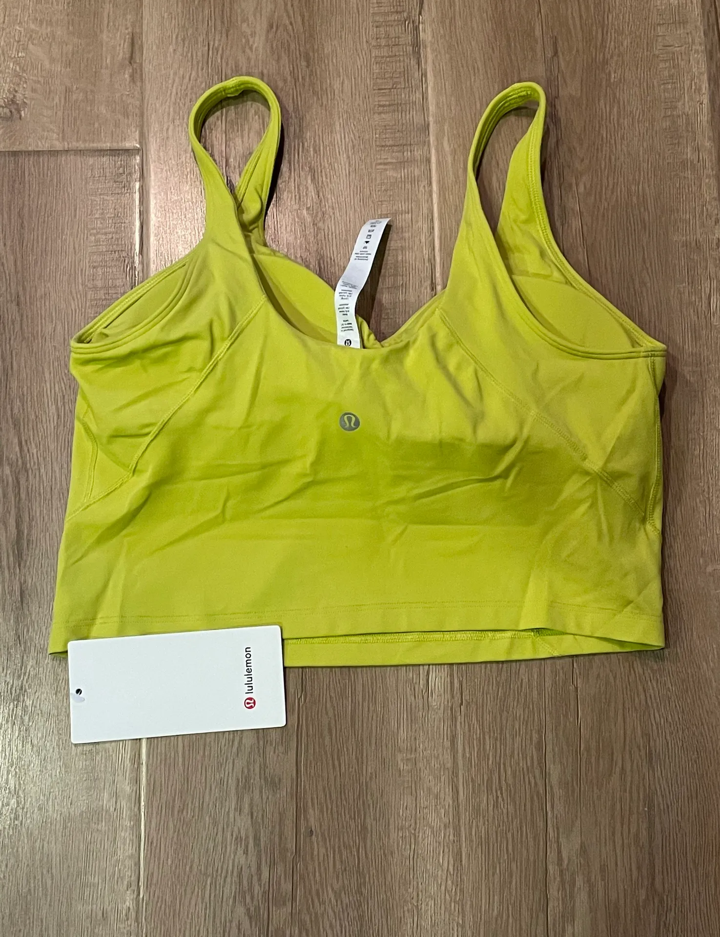 Lululemon Align Tank Top Yellow Serpentine size 12 NWT - Image 4