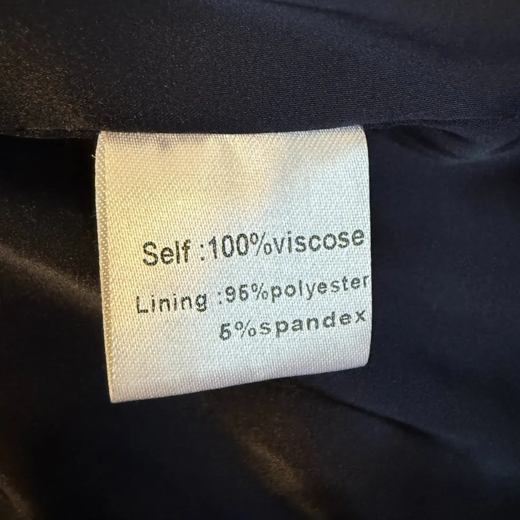 Karina Grimaldi Renatta Speckled Mini Dress Women's Small Blue Formal Wedding - Image 16