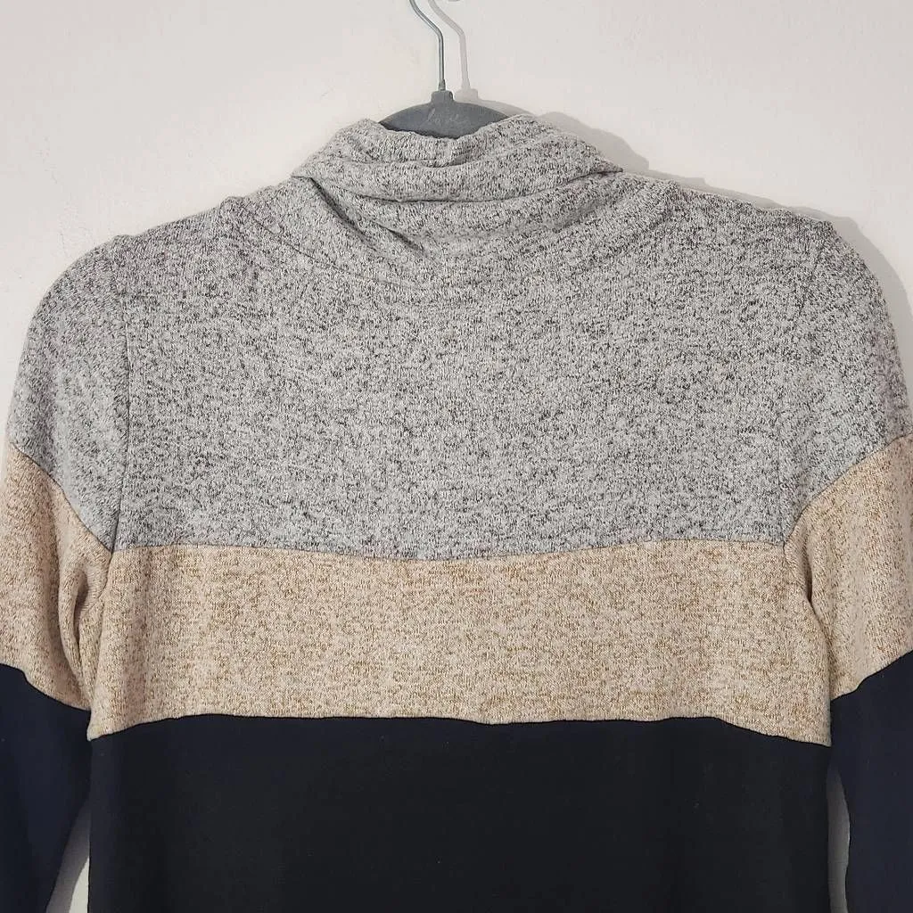 Market & Spruce Colorblock Sweater NWT Size XS Petite Striped Sweater - Image 4