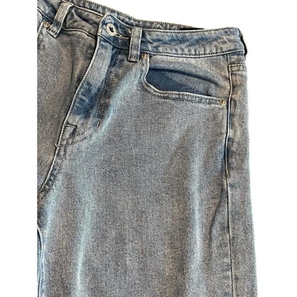 Buffalo David Bitton Mom Jeans Womens Size 28 Blue Denim Stretch Relaxed Tapered - Image 4