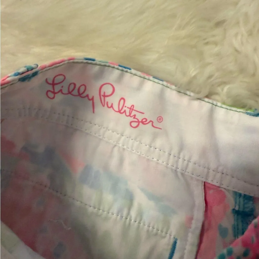 Lilly Pulitzer Callahan Shorts “Let’s Cha Cha” Print Size 2 - Image 3