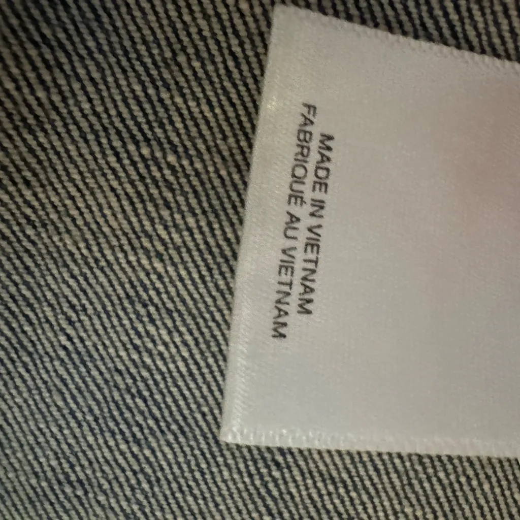 Express sz S 100%‎ Cotton Long sleeve button denim Jean jacket - Image 4