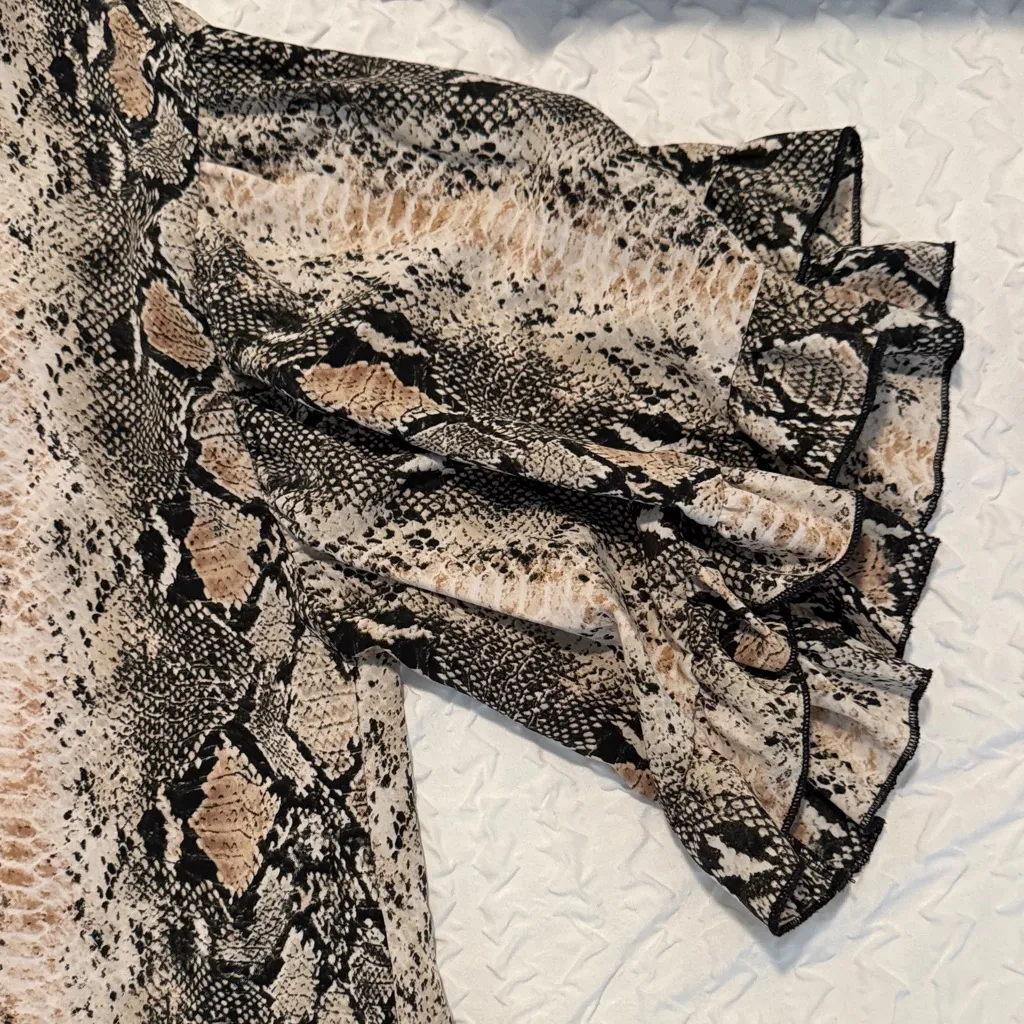Snake Print Women's Top - Image 2