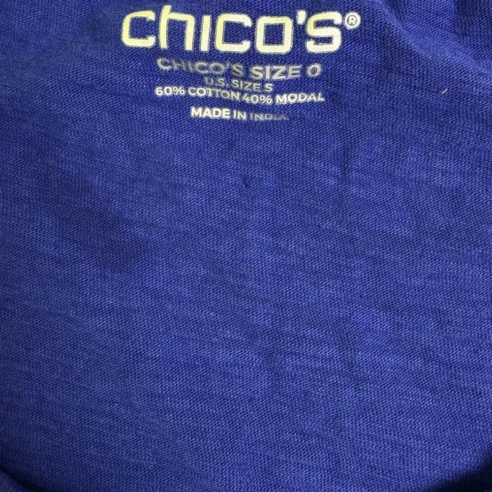 ⭐️CHICO’S Blue Sleeveless Tank Top - Image 3