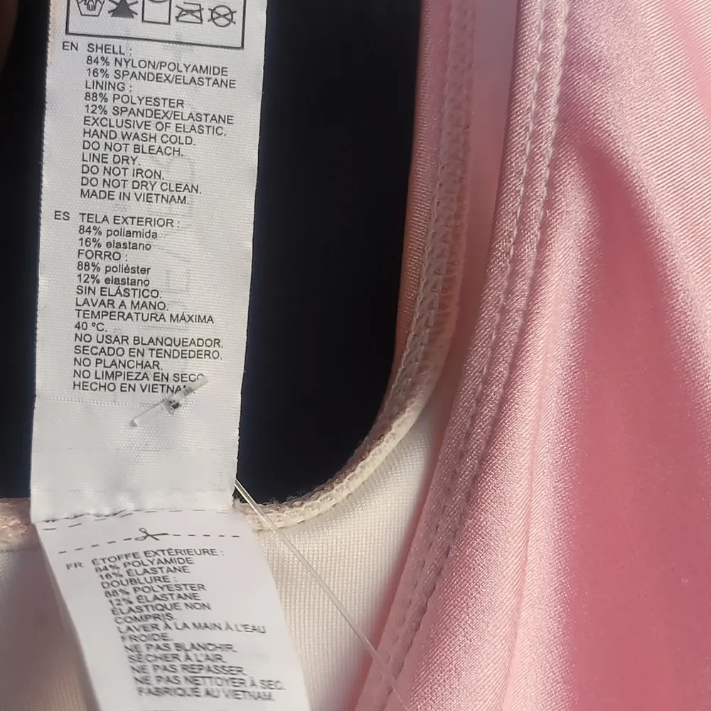 NWT! Forever 21 Plus Sized Pink Yellow Multicolor One Piece Bathing Suit… - Image 3