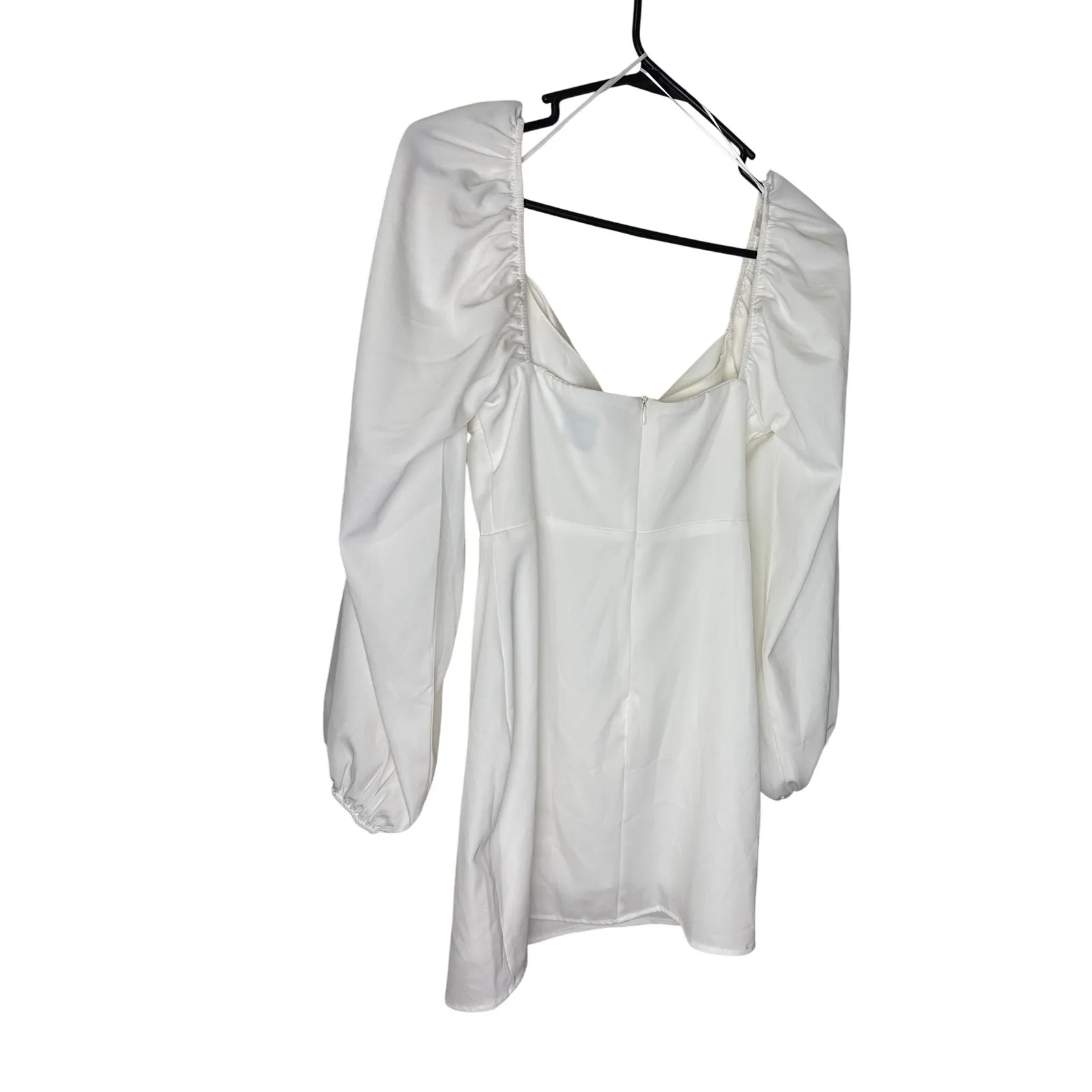 Princess Polly White "Lillie" Long Sleeve Mini Dress Sweetheart Corset Size US 6 - Image 8