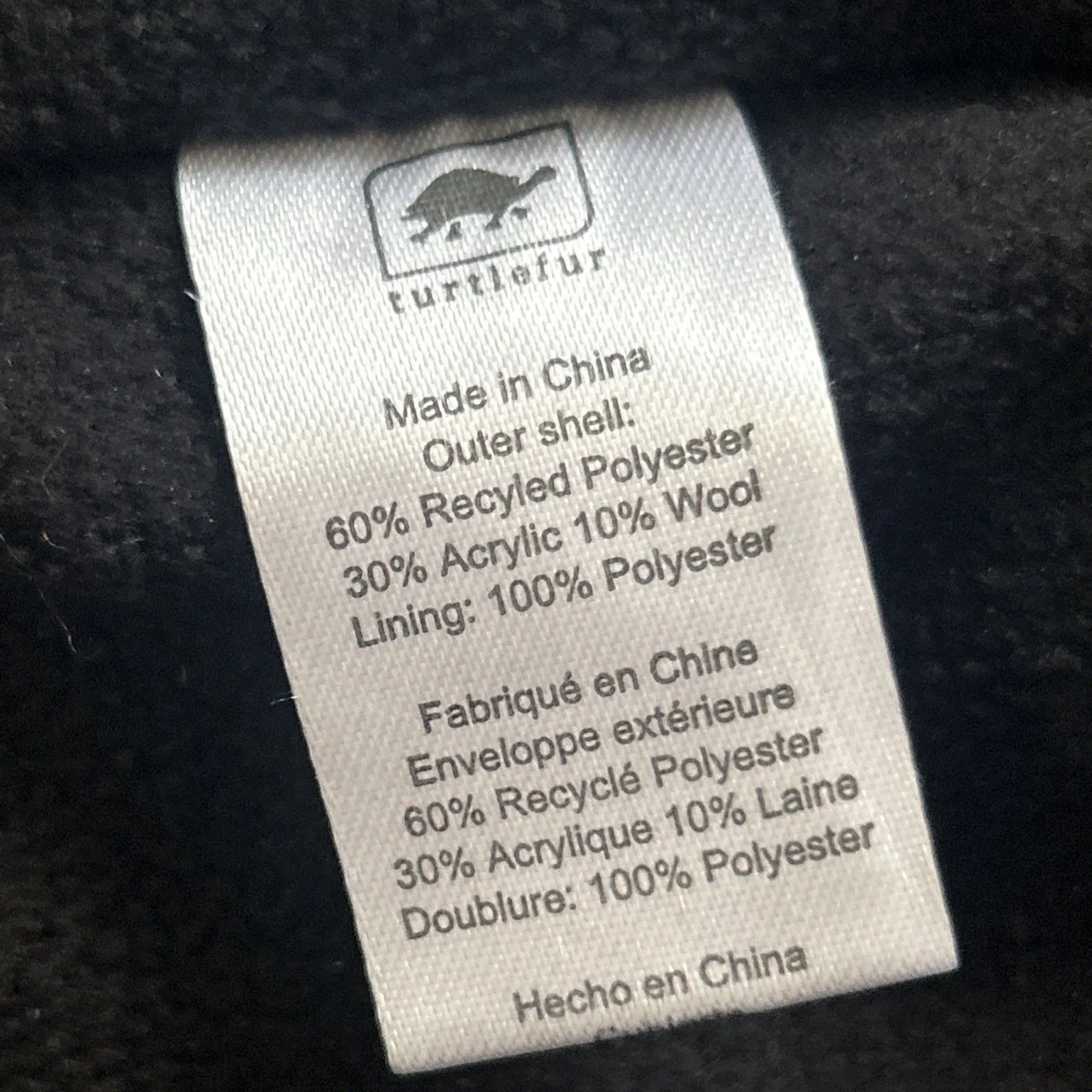 Turtlefur Beanie Hat Wool Blend Womens Lilac Purple One Size Ribbed Winter - Image 4