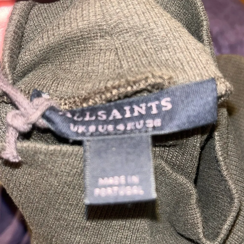 NWT All Saints Kiki Sleeveless Keyhole Front Dress - 4 - Dark Green - Image 9