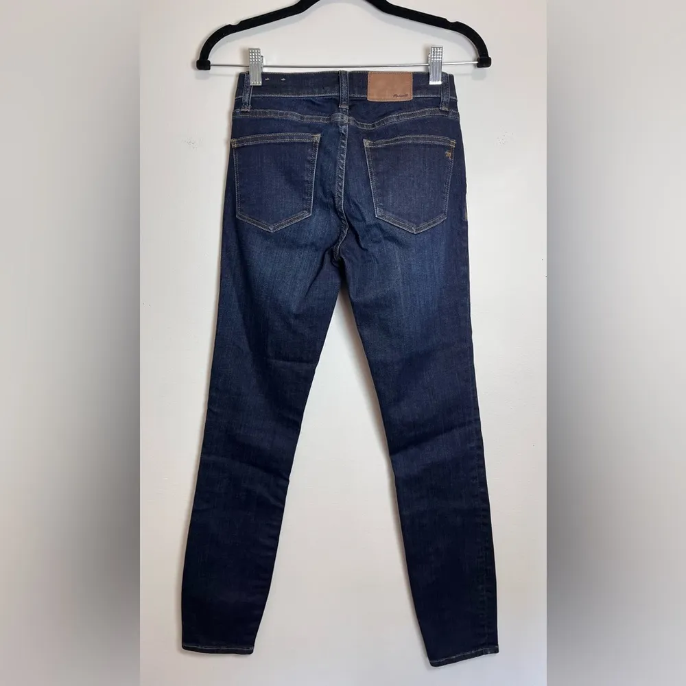 MADEWELL Skinny Denim Jeans Women’s Pants Dark Wash Sz 24x29 NWOT - Image 4
