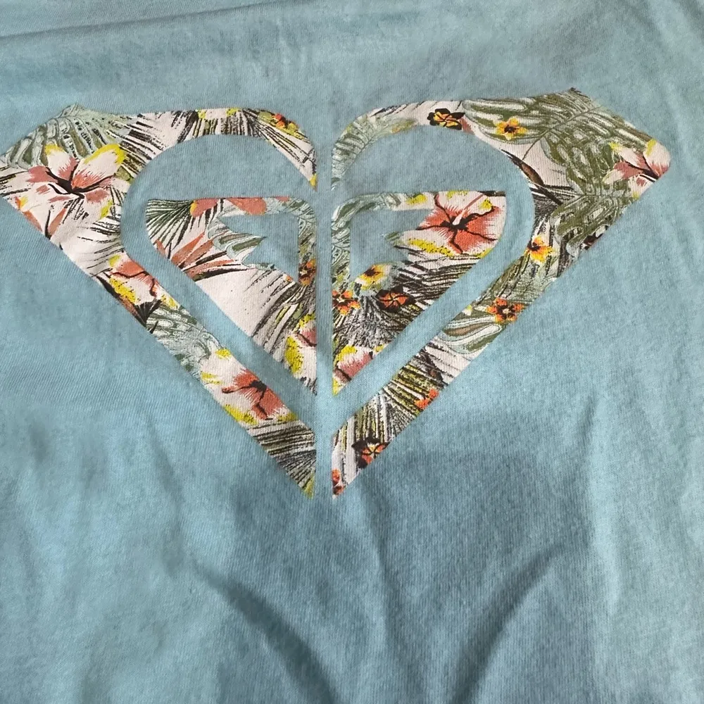 Roxy Blue Short Sleeve Relaxed T-Shirt - Image 5