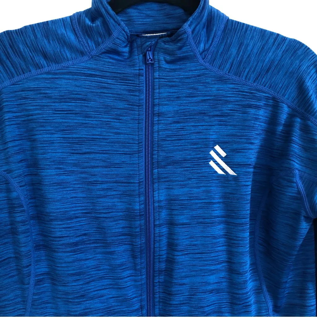 Levelwear zip up warm up jacket Blue M Size M - Image 2