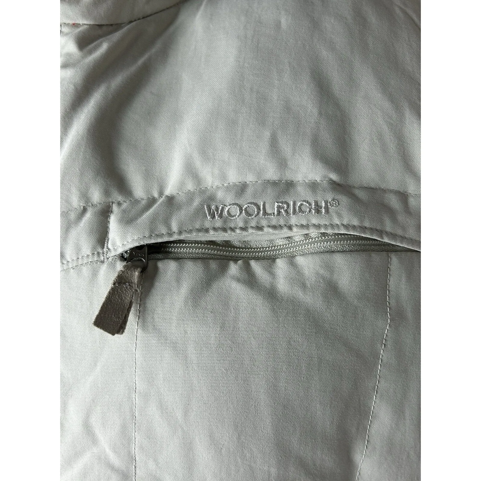 Woolrich‎ women's down Cream Duck Vest Size XL EUC - Image 4