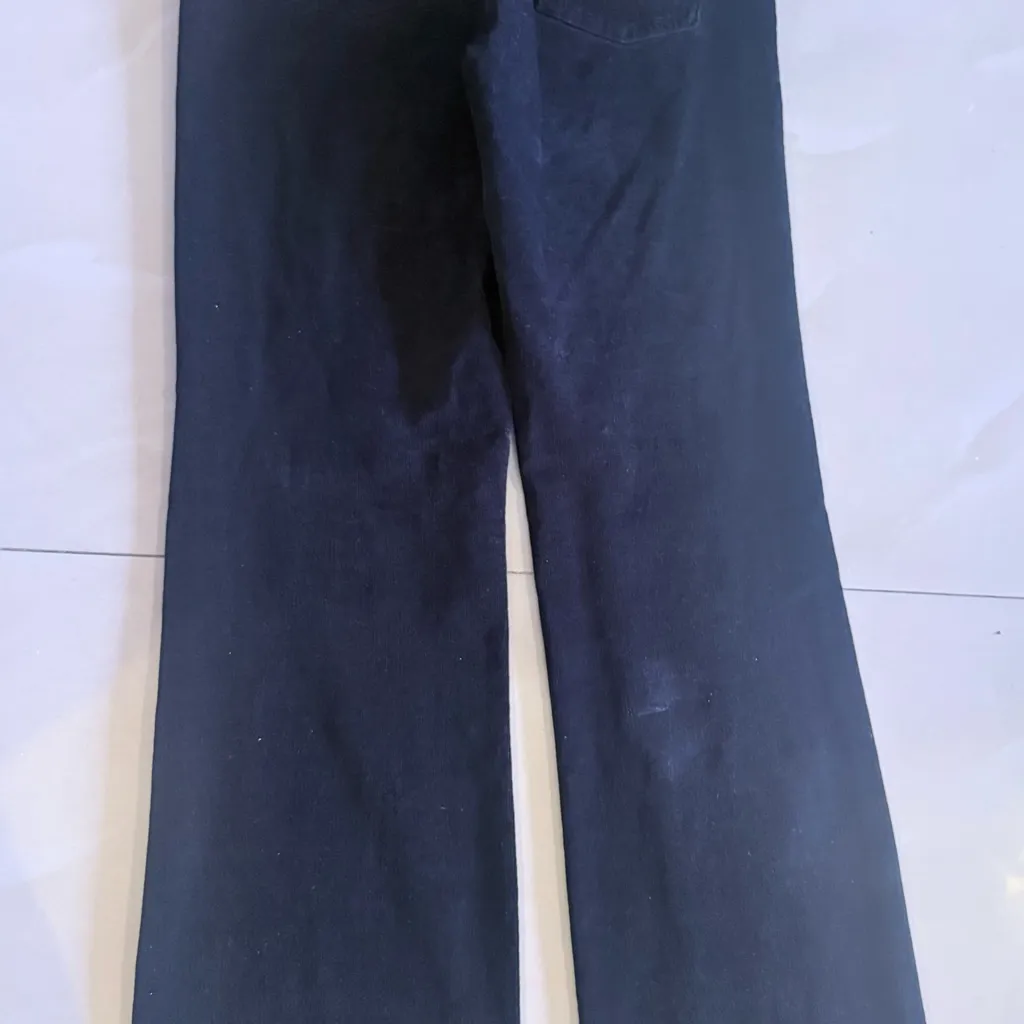 Women's Black Boot Cut flare Jeans . Colduroy size 28 - Image 2