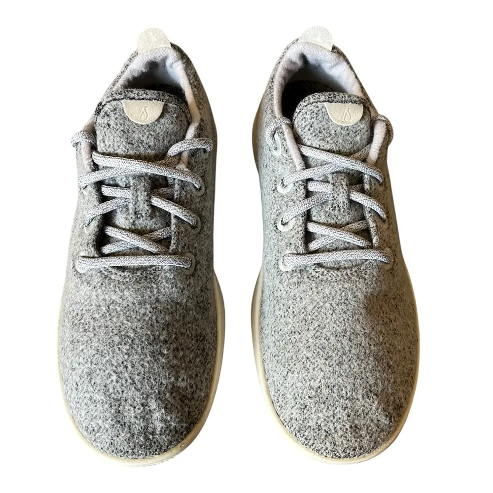 Allbirds Women’s Size 10 Wool Runner Casual Knit Sneakers Shoes Dapple Grey - Image 2