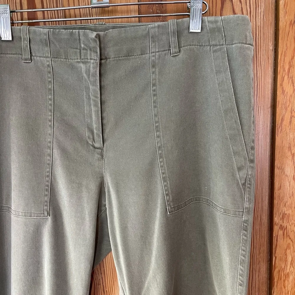 Elliott Lauren Olive Green Twill Joggers ~ Size 12 💛🍄 - Image 2