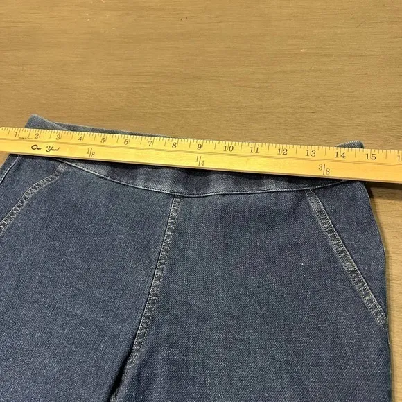 Nordstorm Womens Blue Denim Pull on Elastic Waist Jeggings‎ Size Small - Image 6