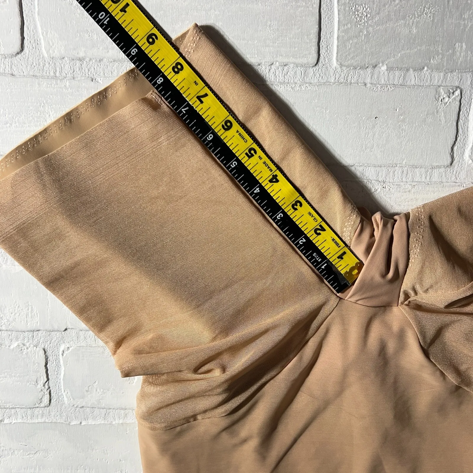 Honeylove Superpower Short 1X Beige Shapewear Slimming Straps Sand Girdle NEW Tan - Image 11