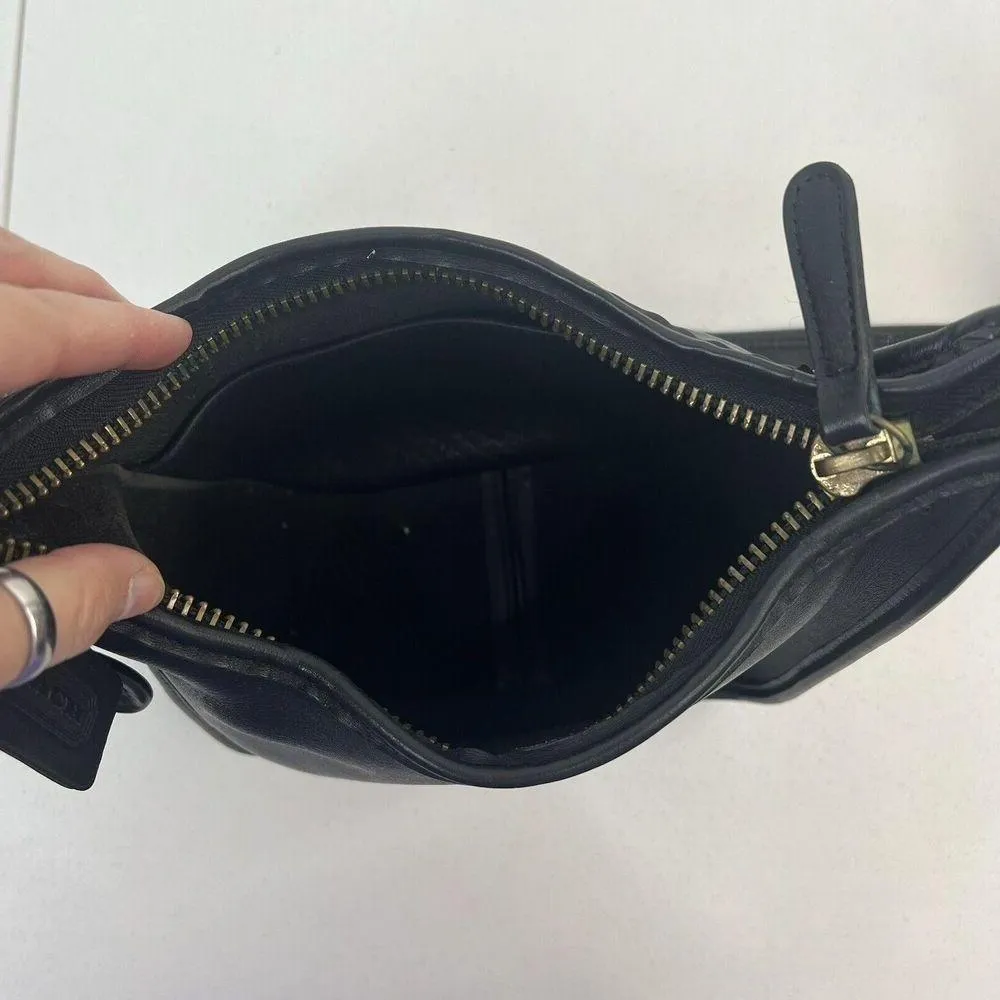 Coach Legacy Crossbody Bag Black Leather Vintage Janice Ricardi-Desantos 9950 - Image 10