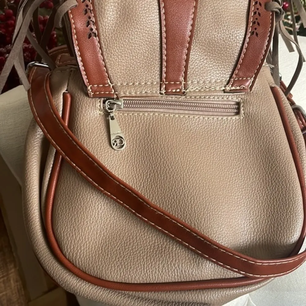 Colorina Crossbody Bag Hobo Shoulder Handbag Retro Bohemian Satchel Purse Tassel Brown - Image 4