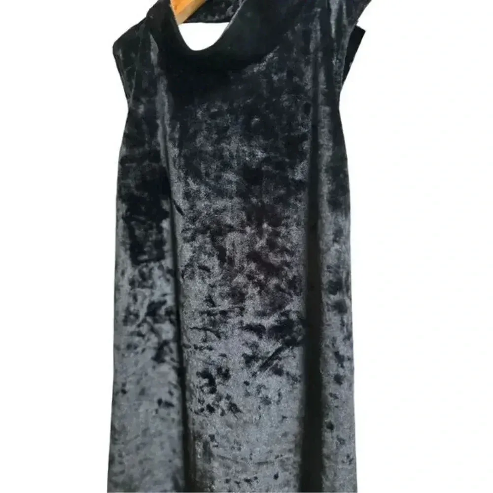 BB Dakota‎ Suede Criss Cross Bodysuit Black Medium - Image 2