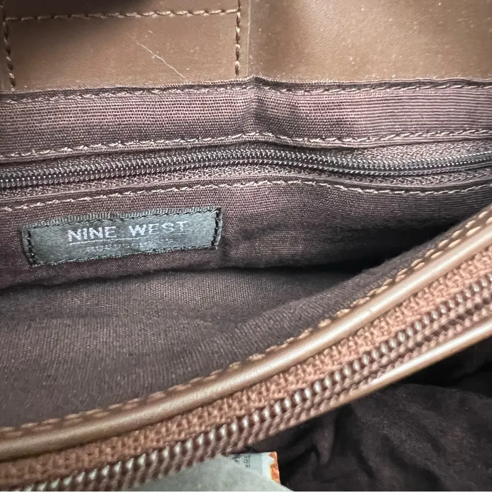 Nine West Handbag Brown Purse Bag - Image 7