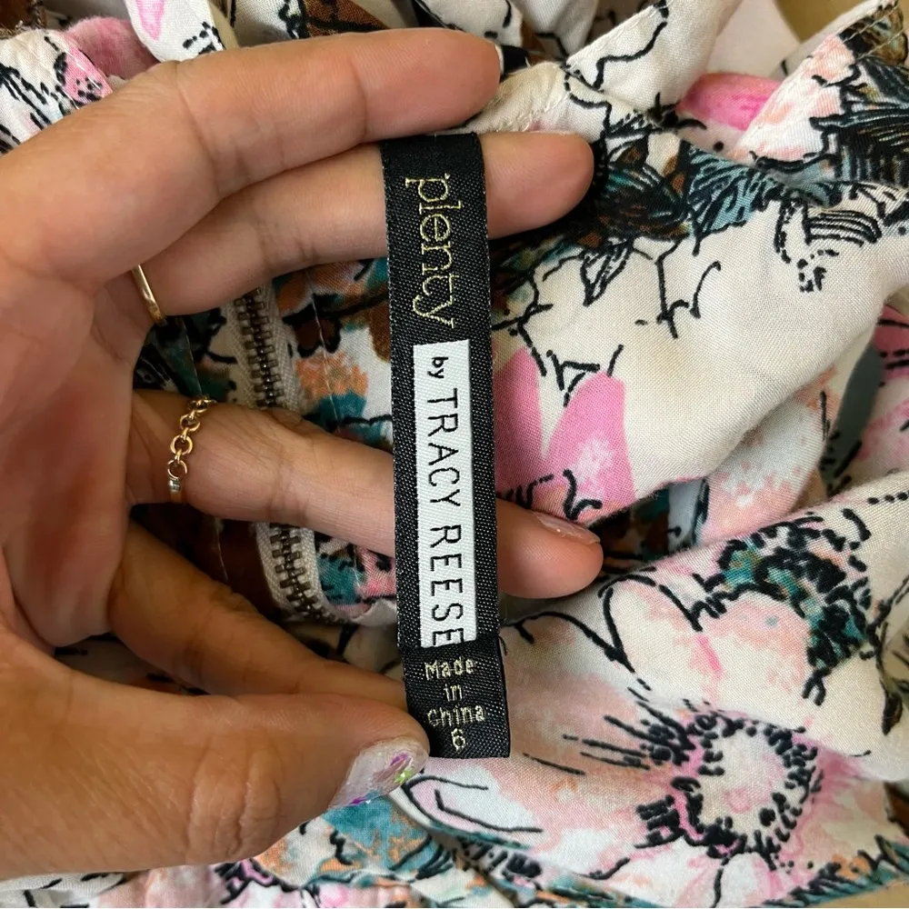 Anthropologie  Plenty by Tracy Reese Floral Wide Leg Jumpsuit - Image 8