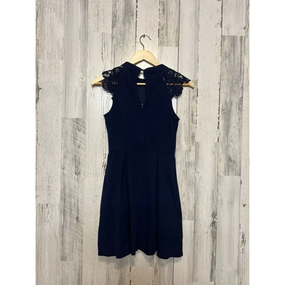 Navy blue dress Blue Size XS - Image 2