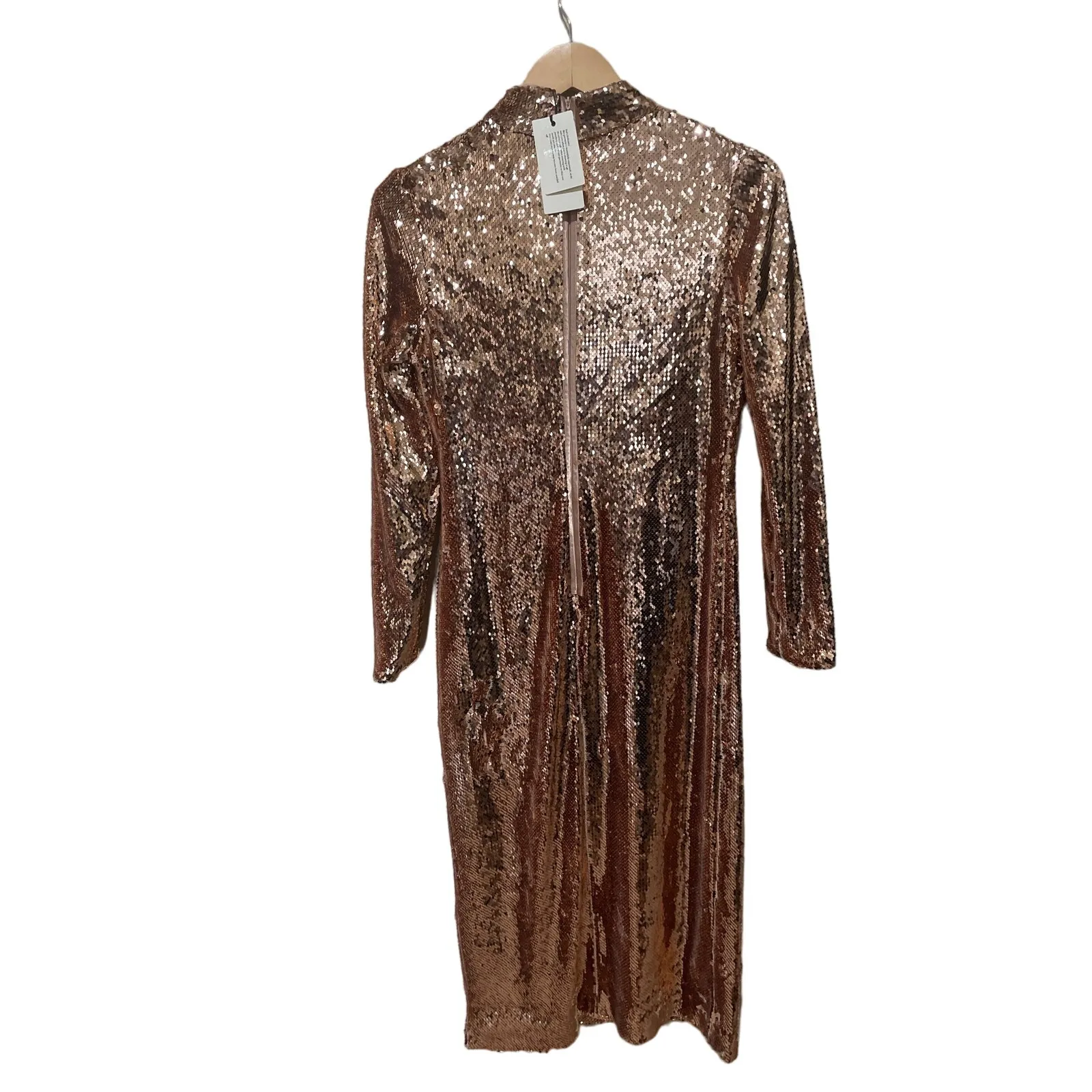 Ted Baker Brookly Long Sleeve Sequin Tube Dress Size 14 New with‎ Tags - Image 6