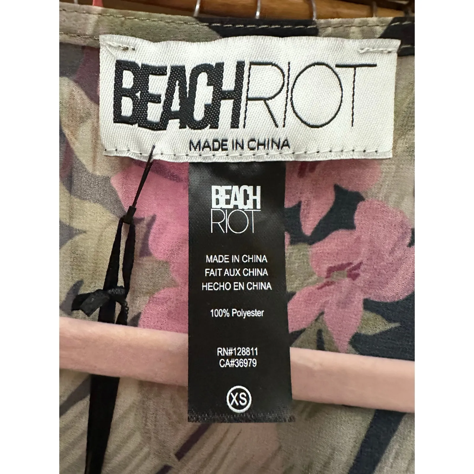 NWT Beach Riot Ryan‎ Dress in Fuchsia Orchid Size XS Swim Cover Up - Image 6