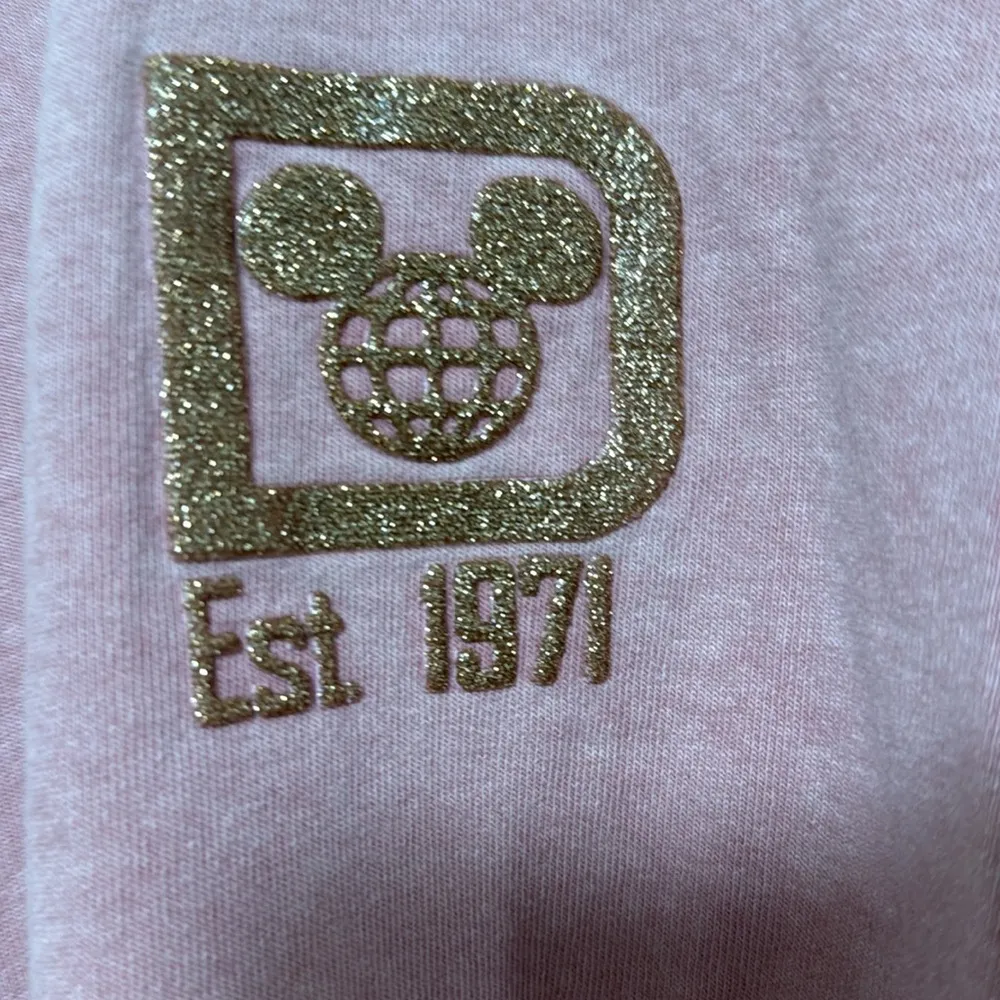Disney World Limited Edition oversize fit Rose Gold Glitter Spirit jersey XXL - Image 4