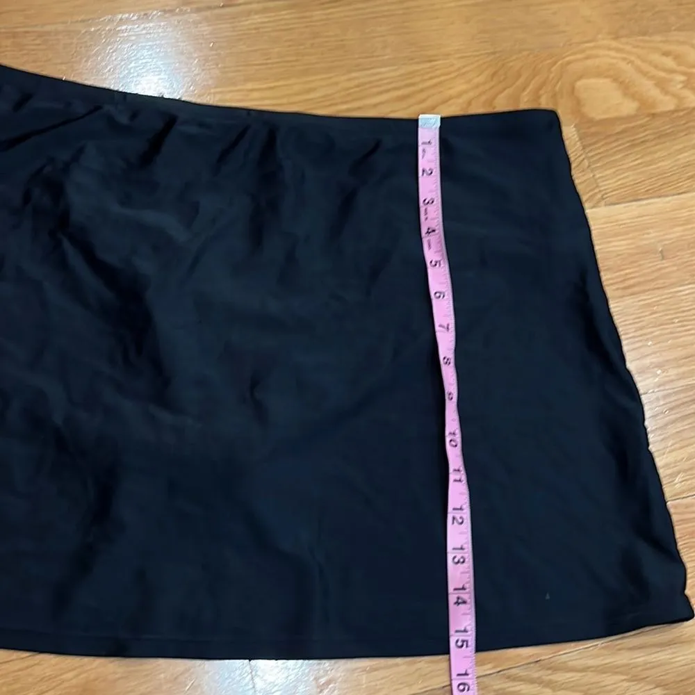 𝅺ST. John’s Bay Black  swim skirt size 16. - Image 3