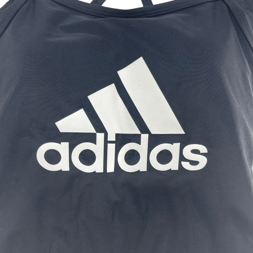 Black Logo One Piece Swimsuit - Image 3