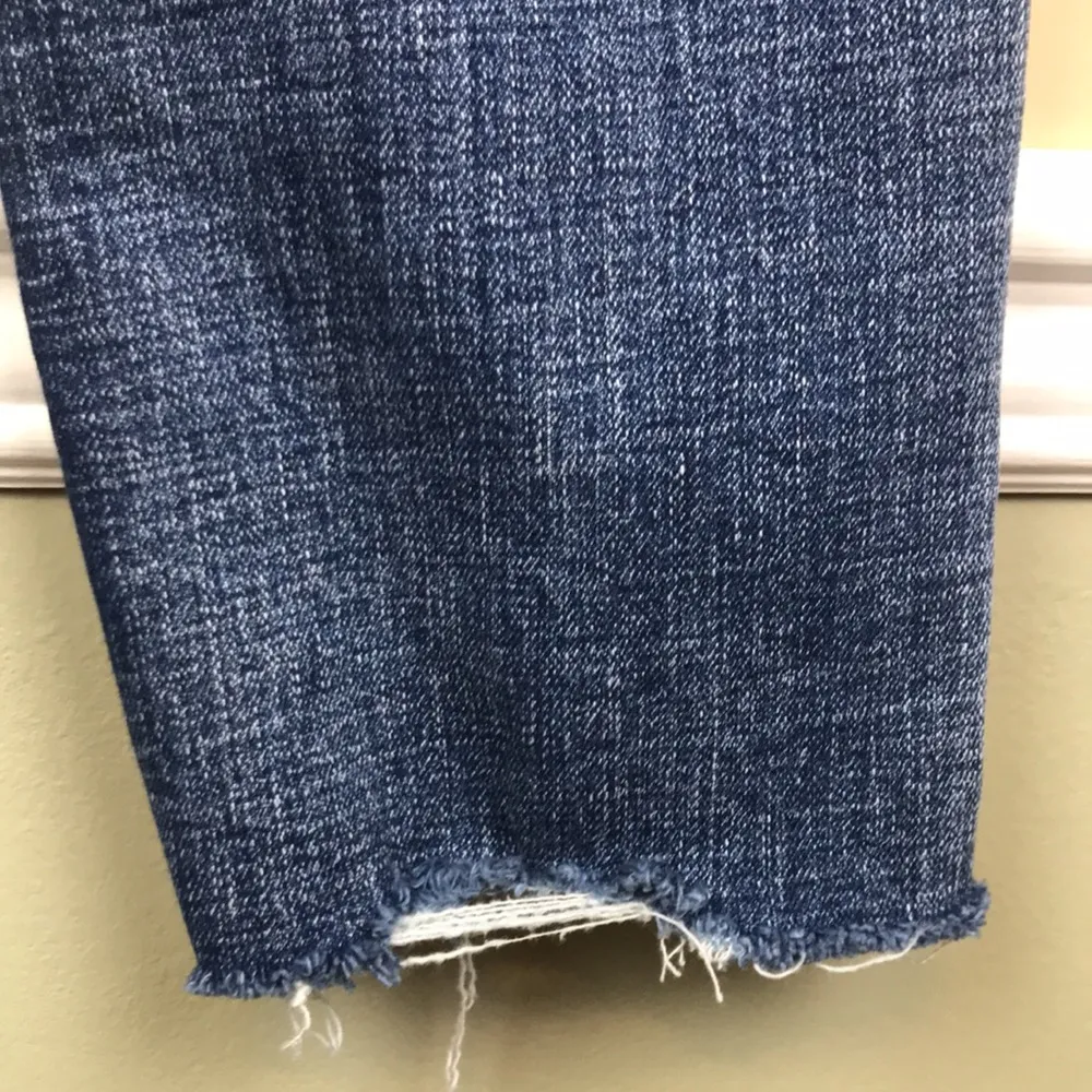 KanCan Women’s Distressed Raw Hem Straight Leg Denim Jeans Size 24 - Image 10