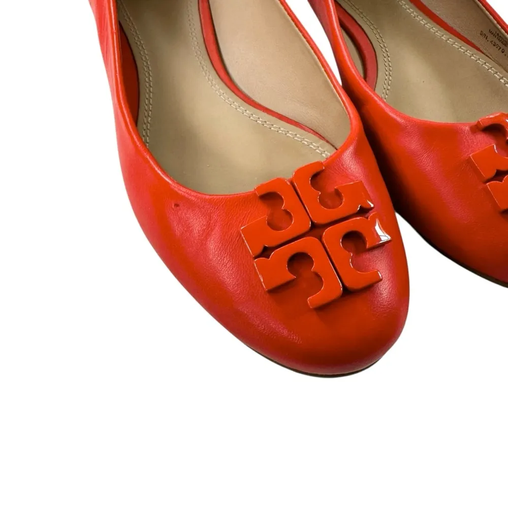 Tory Burch Lowell 2 Leather Ballet Flat Mestico Samba Size 7 - Image 9