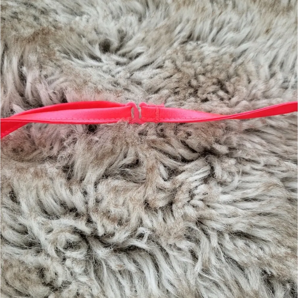 Victoria's Secret Lace Plunge Slip Hot Pink Size Small - Image 4