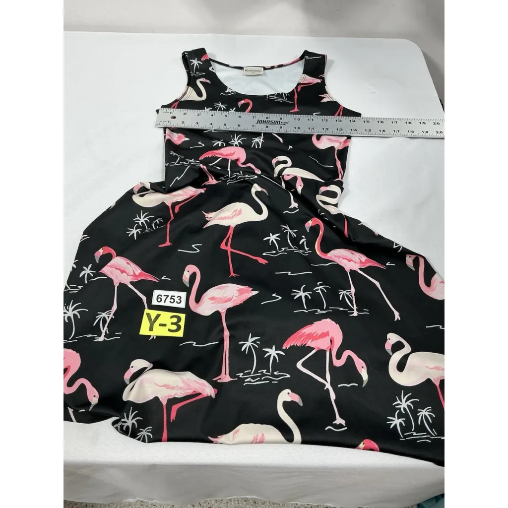 Womans Excellent Condition Cow Cow Pullover Fit & Flare Dress Small Black - Image 5