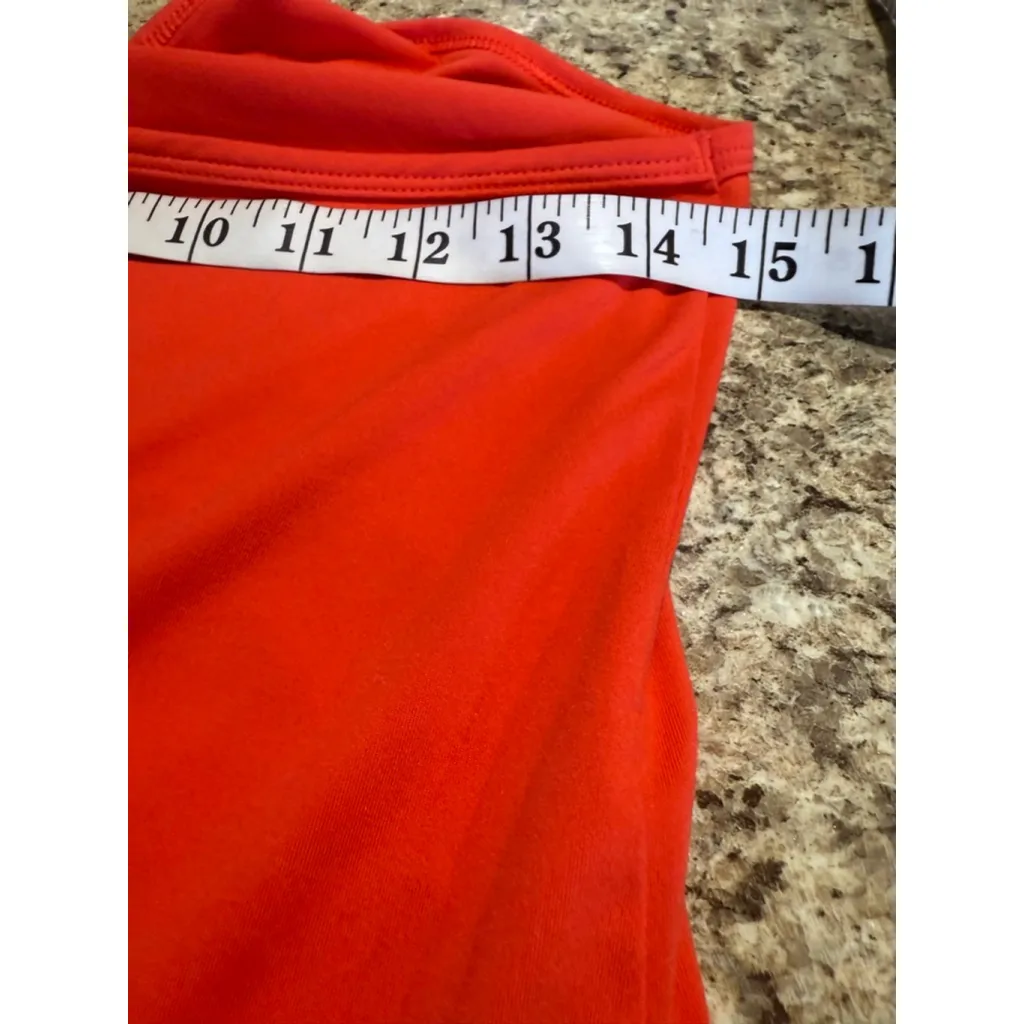 Women's Nike Dri-FIT Tank Top M Orange - Image 6