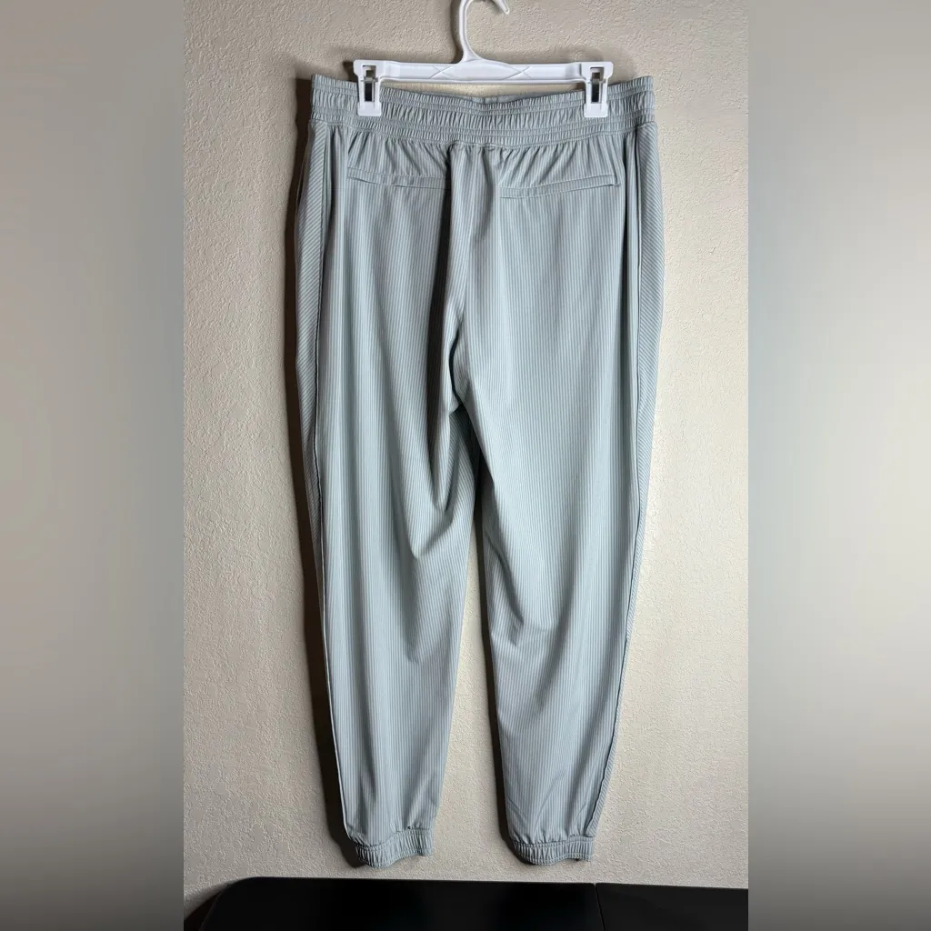 Athleta  Brooklyn Textured Jogger City Stripe Coast Grey size 14 - Image 3