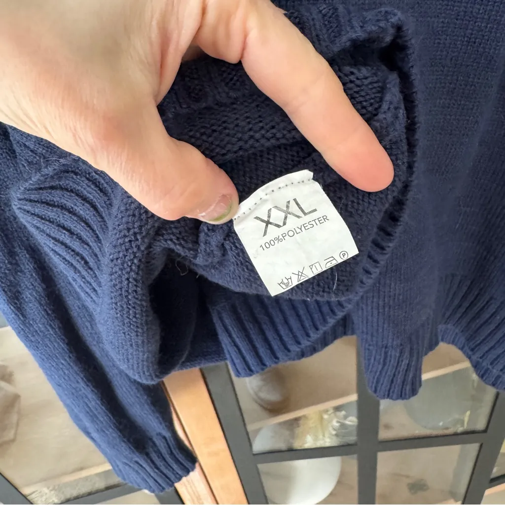 USA flag navy sweater knit ribbed brandy nico american oversized Ralph lauren - Image 5