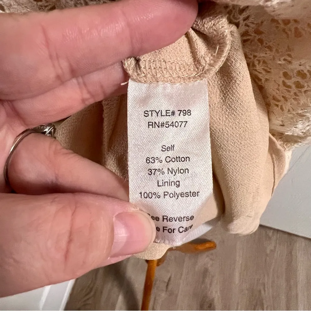 Cabi It Girl Ivory Lace Overlay Cami - Image 3