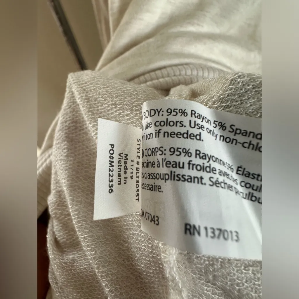 BALANCE COLLECTION Cream Hooded Pullover. - Image 11