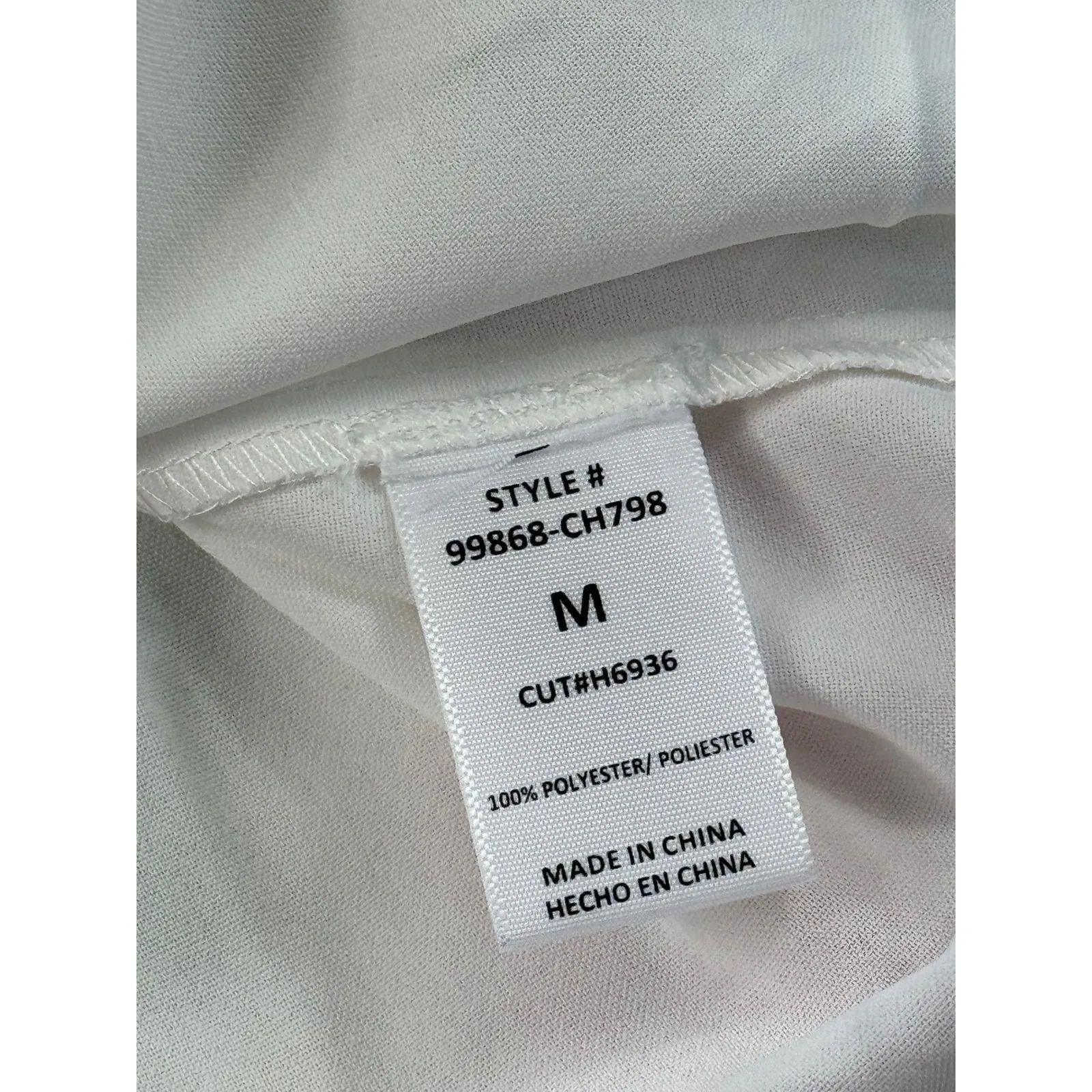 HAVE White Long Sleeve Collared Button Front Shirt Women's Size M Size M - Image 7