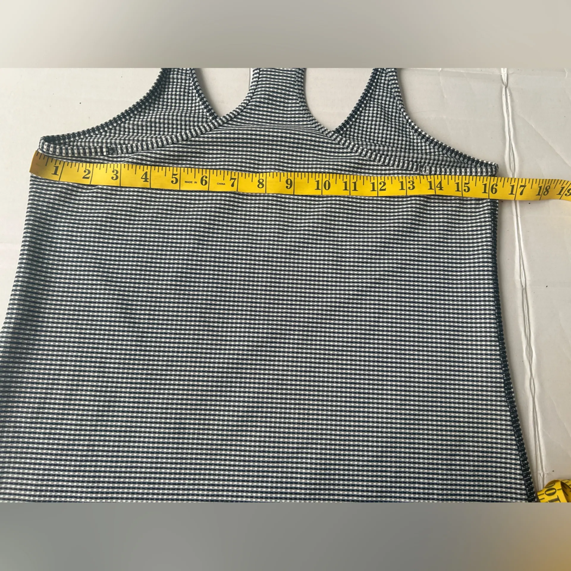 Lululemon Cool Racerback Tank Top Gingham Inkwell - Image 8