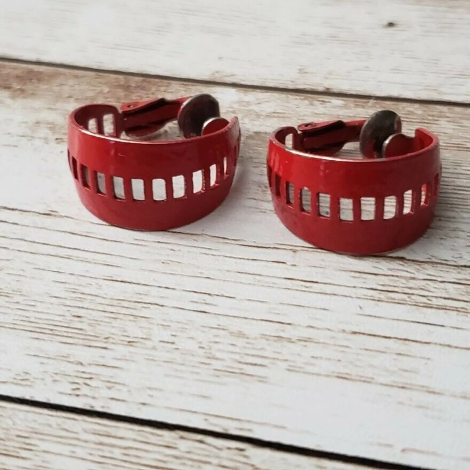 Vintage Clip On Earrings - Image 2