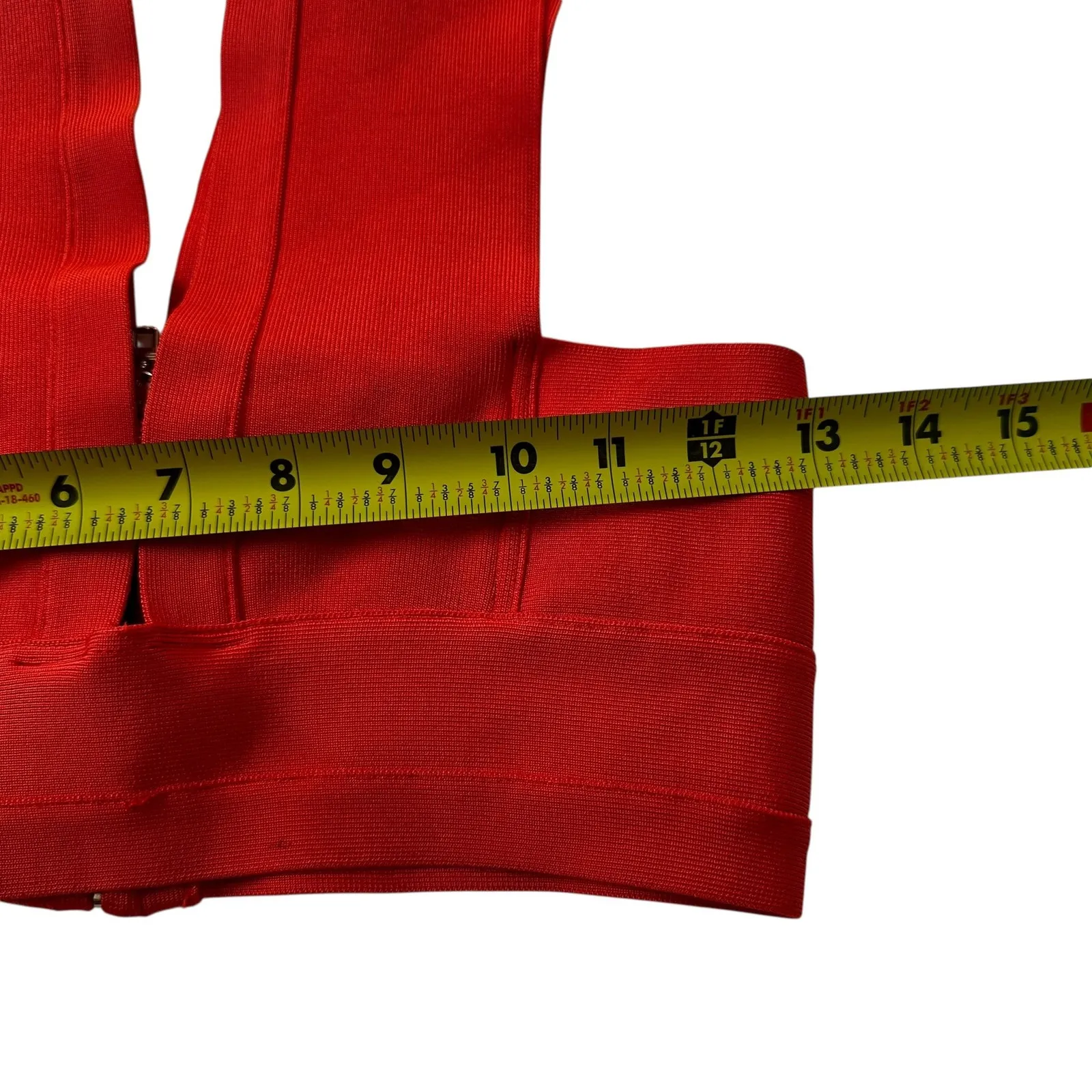 Herve Leger x Forever 21 Orange Bandage Crop Top Women's Size Medium | 38 - Image 5