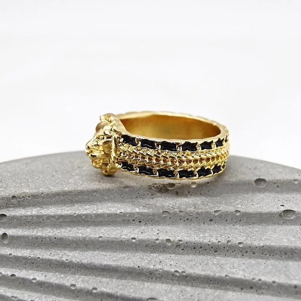 Gold Lion Ring - Image 2