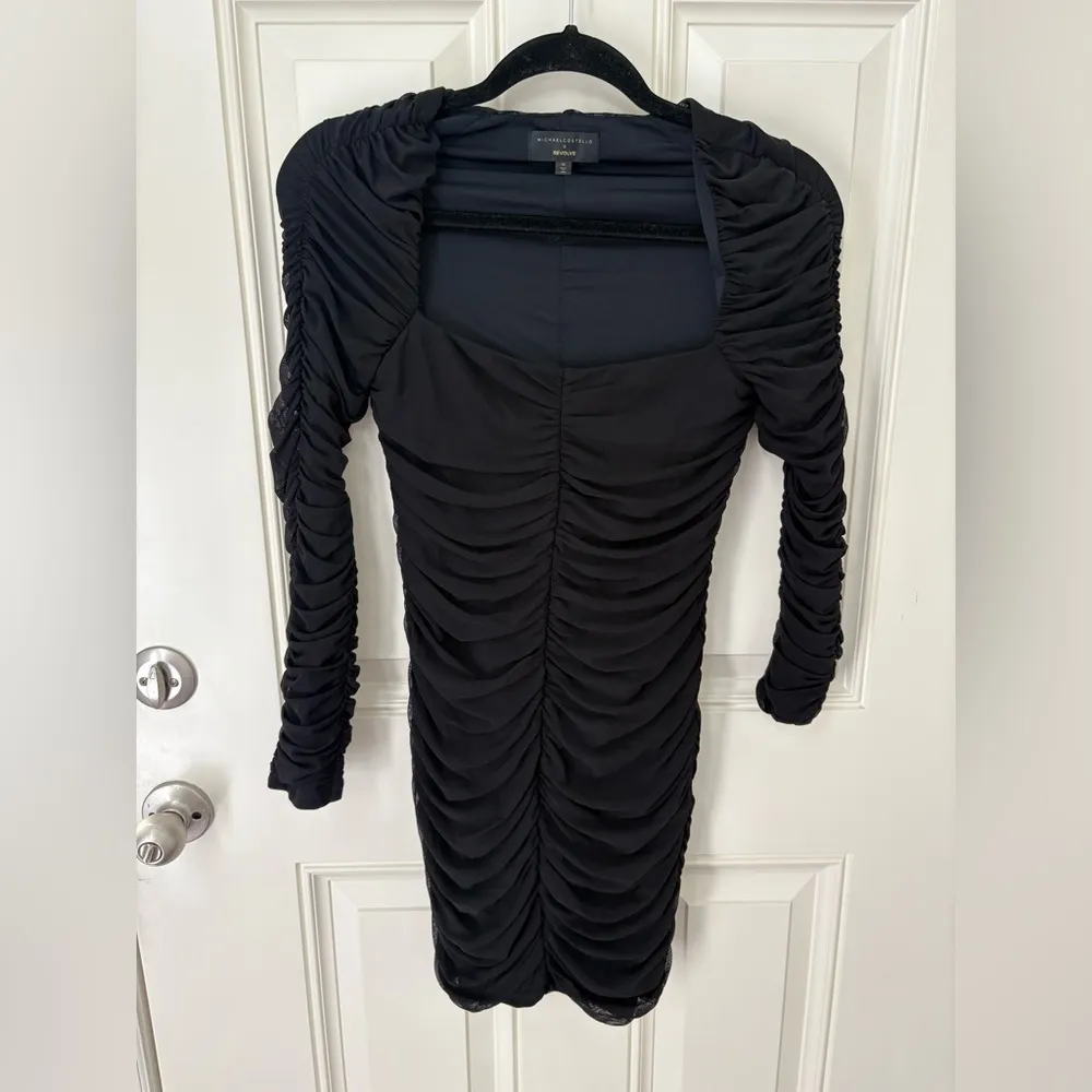 Micheal Costello x REVOLVE Franky Mini Dress in Black Size Medium - Image 2