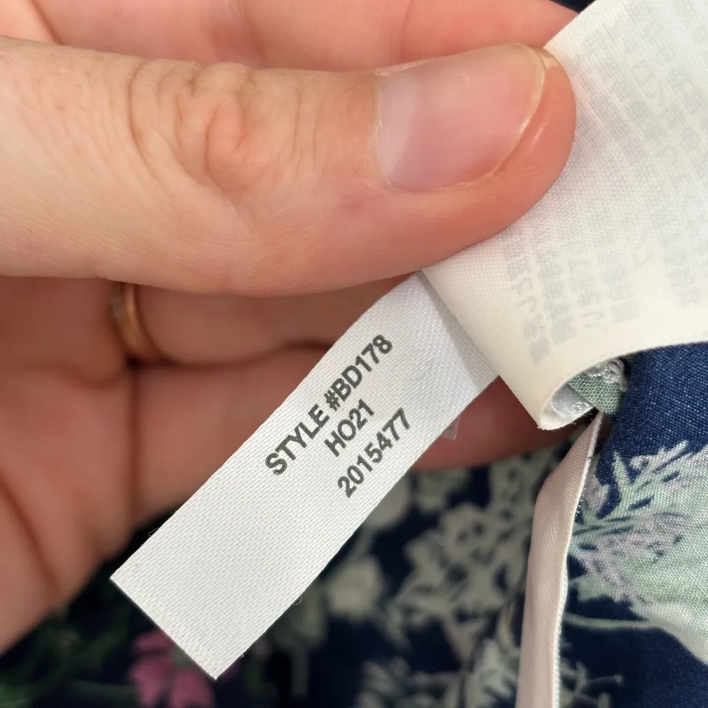 J. Crew Women’s Cotton Poplin Boxer Pajama Shorts in Winter Garden Floral - XL - Image 6